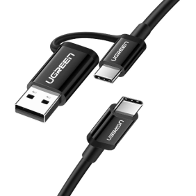 UGREEN USB C vers C ou vers A - Cable 2 in 1